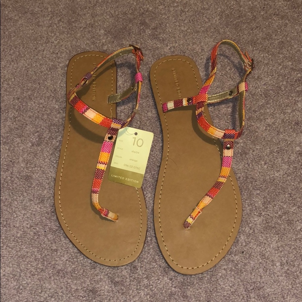 New Target Limited Edition Flat Sandal Size 10